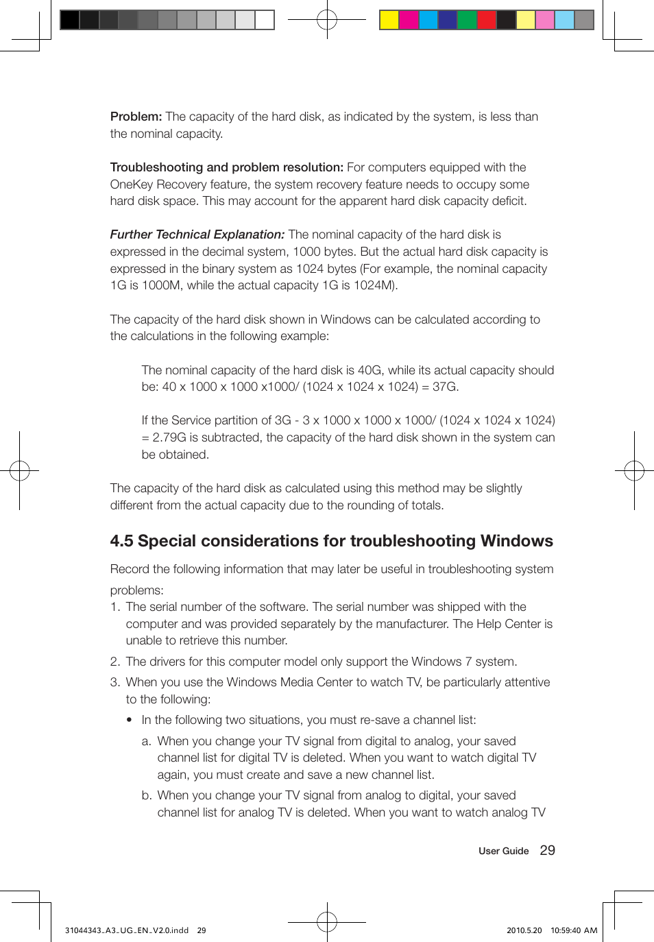 Lenovo IdeaCentre A310 User Manual | Page 34 / 35