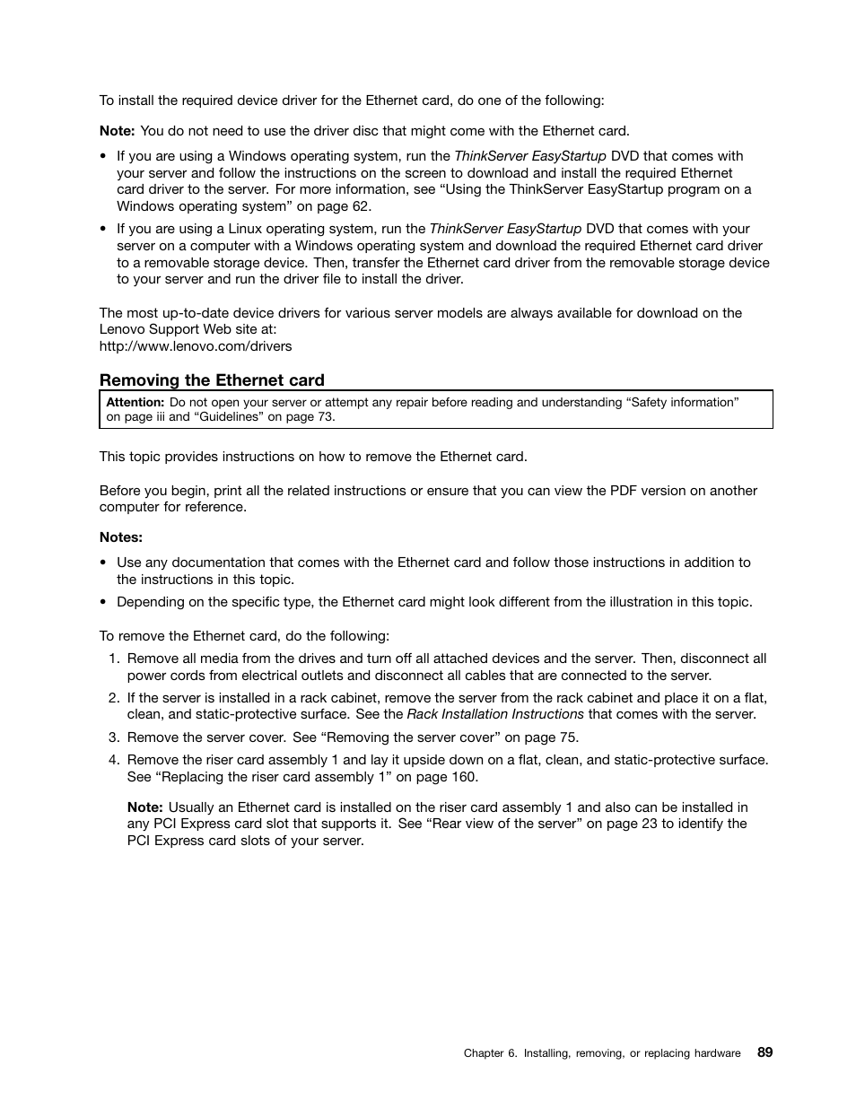 Lenovo ThinkServer RD340 User Manual | Page 101 / 214