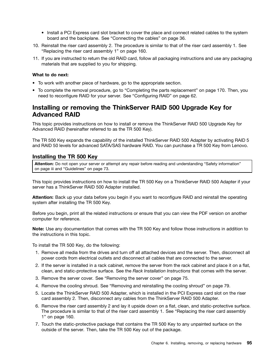 Lenovo ThinkServer RD340 User Manual | Page 107 / 214