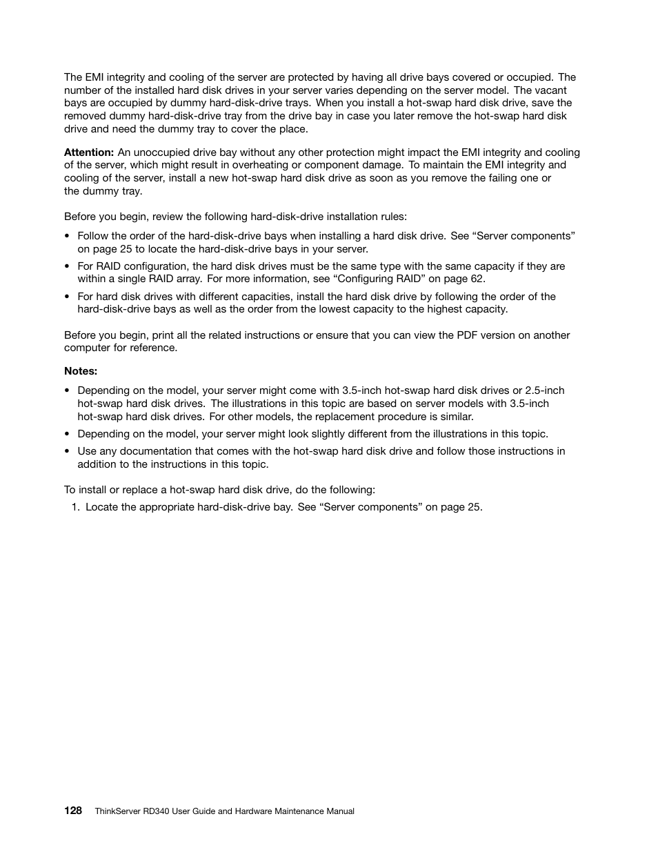 Lenovo ThinkServer RD340 User Manual | Page 140 / 214