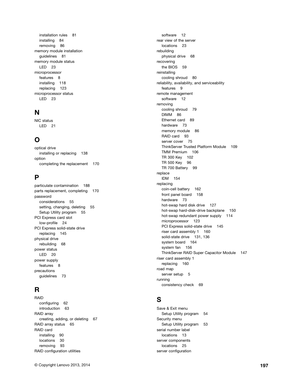 Lenovo ThinkServer RD340 User Manual | Page 209 / 214