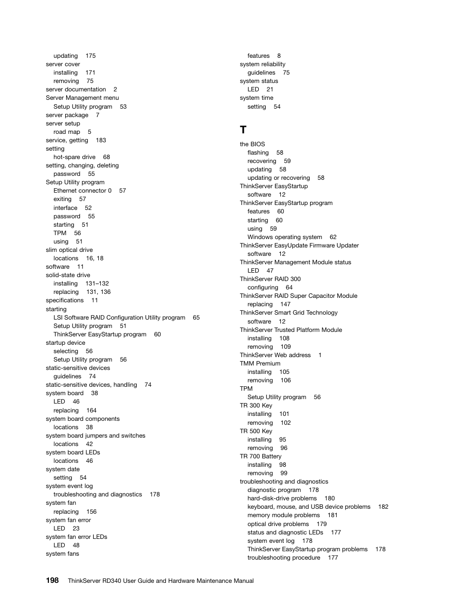 Lenovo ThinkServer RD340 User Manual | Page 210 / 214