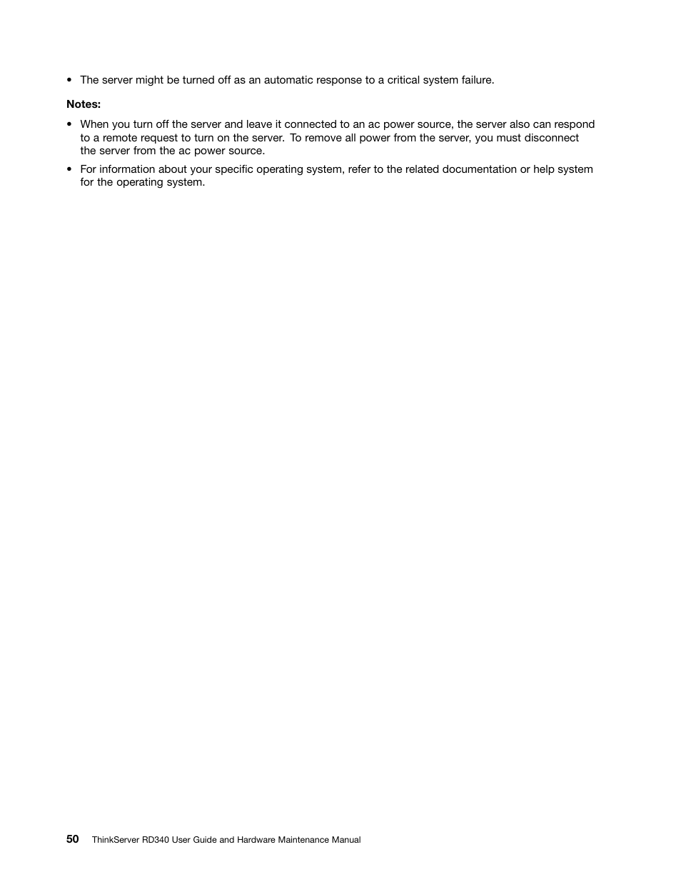 Lenovo ThinkServer RD340 User Manual | Page 62 / 214