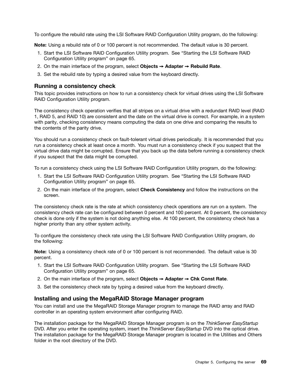 Lenovo ThinkServer RD340 User Manual | Page 81 / 214