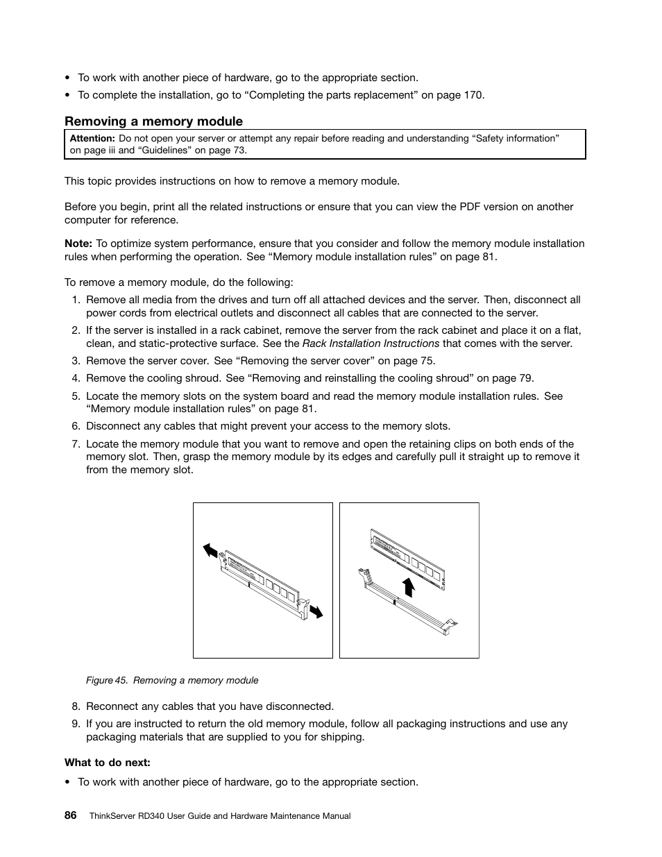 Lenovo ThinkServer RD340 User Manual | Page 98 / 214