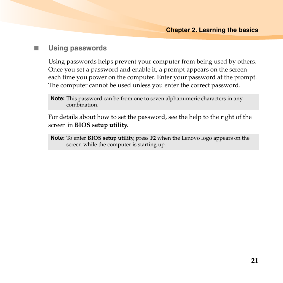 Lenovo B450 Notebook User Manual | Page 35 / 128