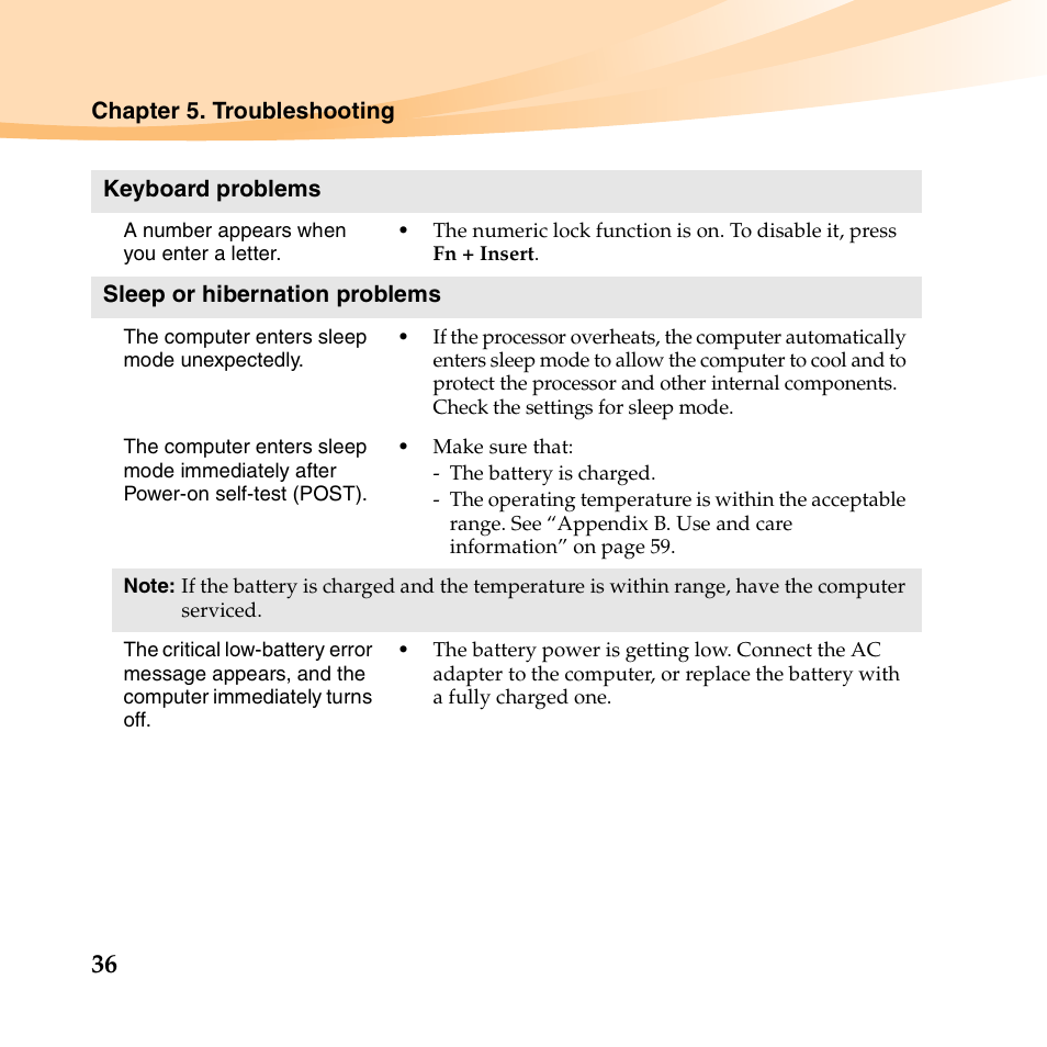 Lenovo B450 Notebook User Manual | Page 50 / 128