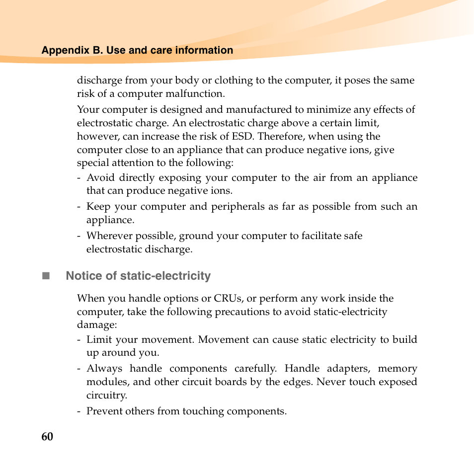 Lenovo B450 Notebook User Manual | Page 74 / 128