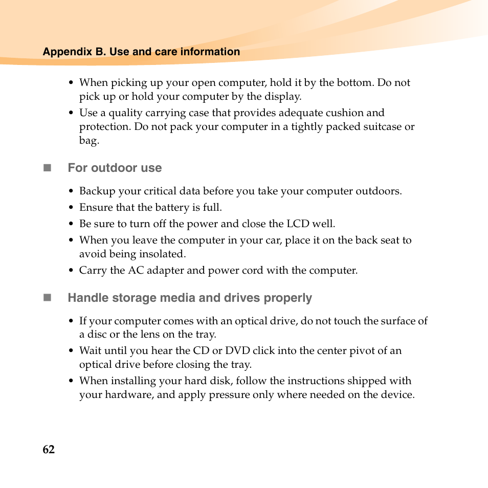 Lenovo B450 Notebook User Manual | Page 76 / 128