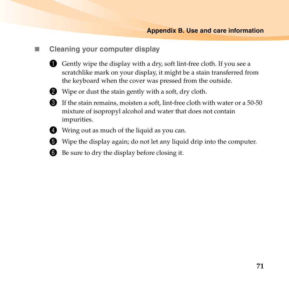 Lenovo B450 Notebook User Manual | Page 85 / 128