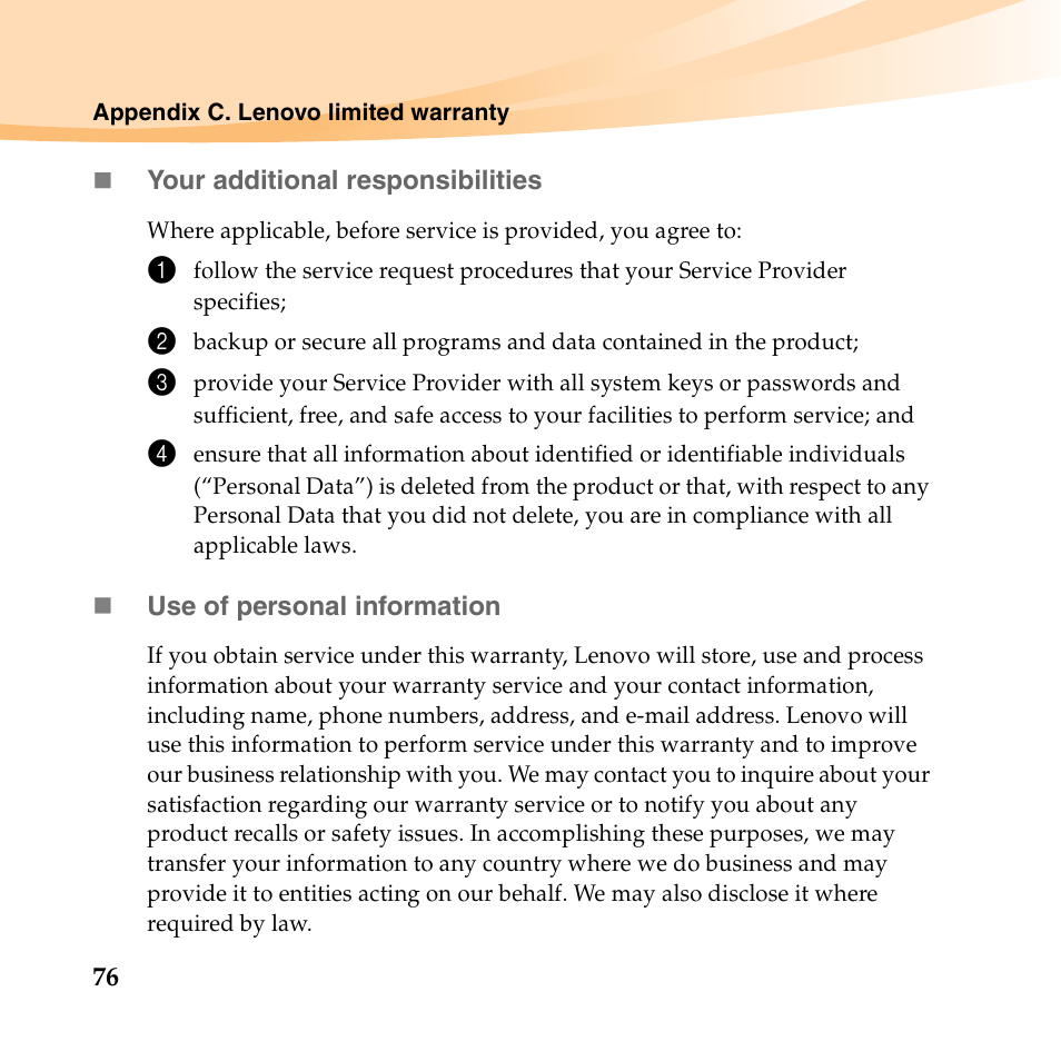 Lenovo B450 Notebook User Manual | Page 90 / 128