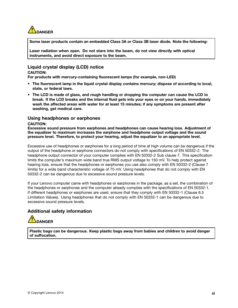 Lenovo E40-70 Notebook User Manual | Page 13 / 70