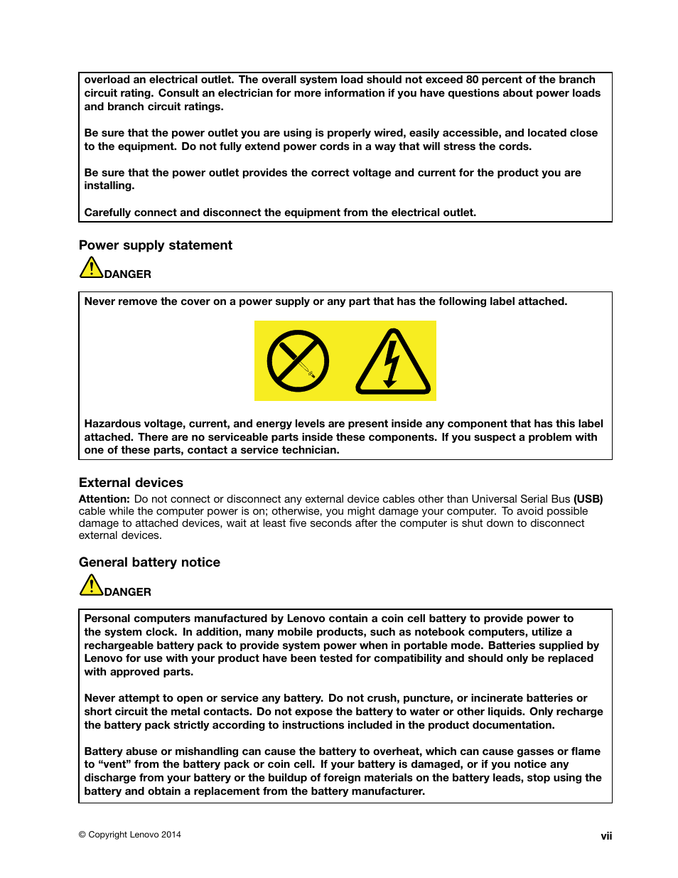 Lenovo E40-70 Notebook User Manual | Page 9 / 70