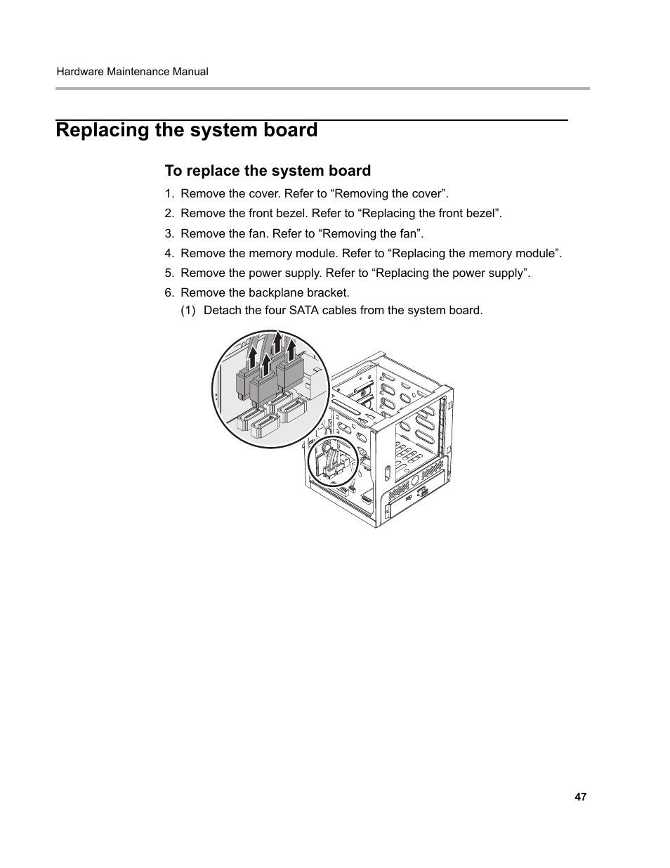Replacing the system board | Lenovo D400 Desktop IdeaCentre User Manual | Page 52 / 63