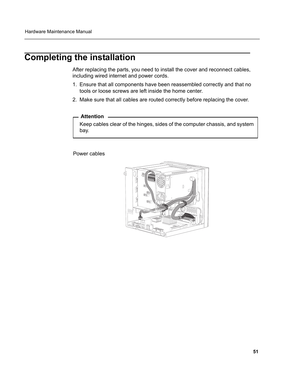 Completing the installation | Lenovo D400 Desktop IdeaCentre User Manual | Page 56 / 63