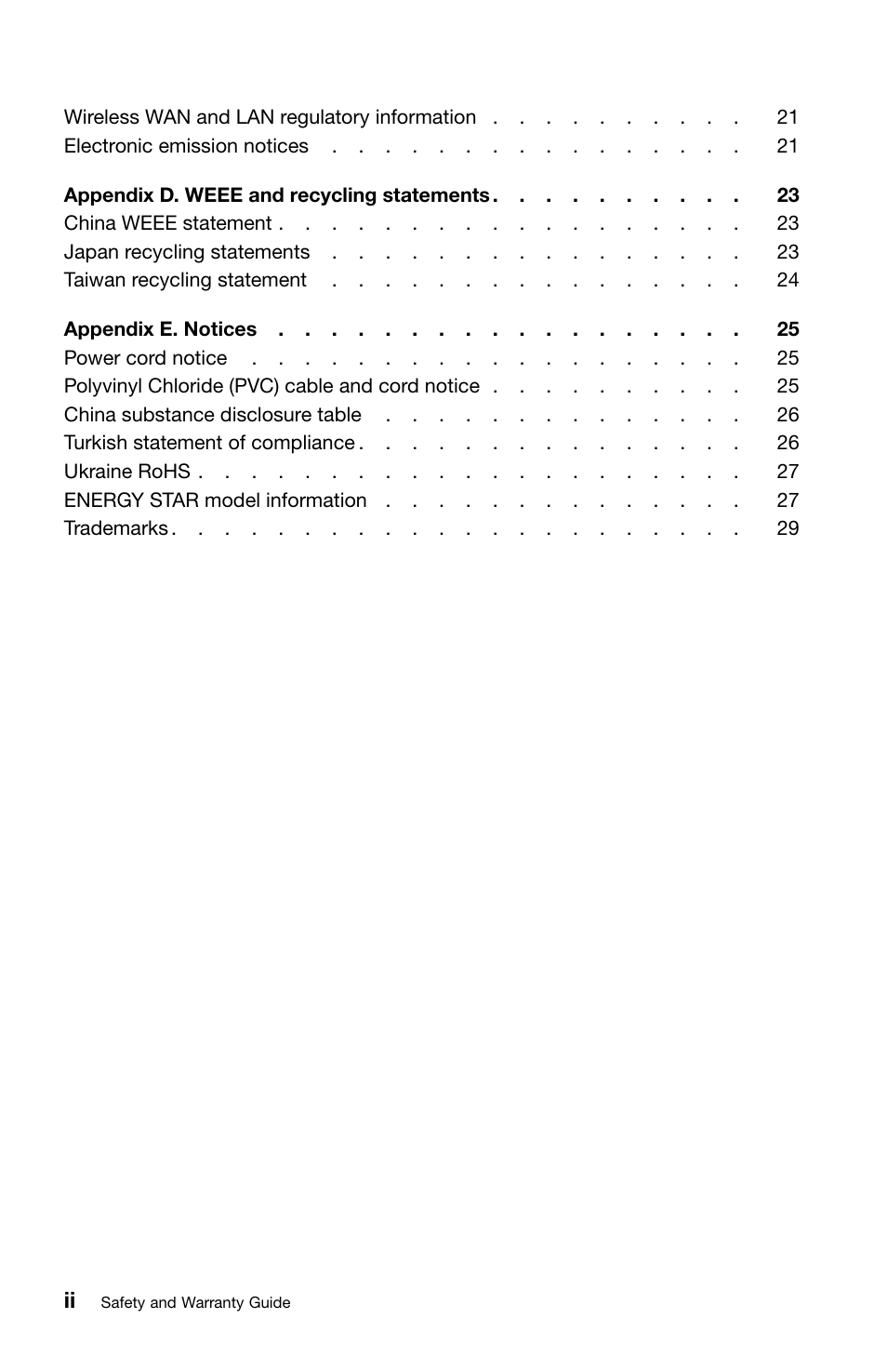 Lenovo ThinkPad L420 User Manual | Page 4 / 46