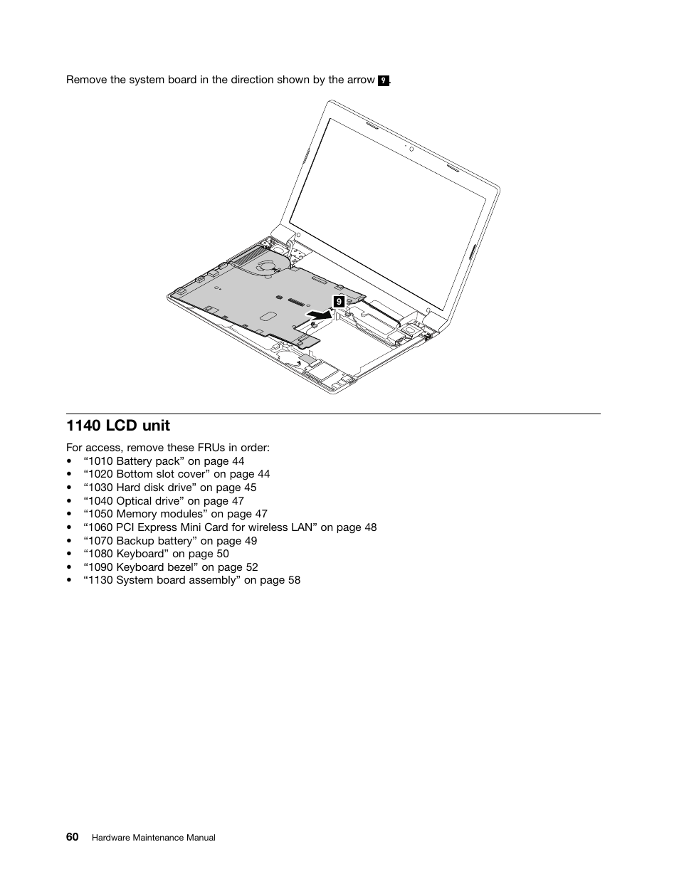 1140 lcd unit | Lenovo B475e Notebook User Manual | Page 66 / 100