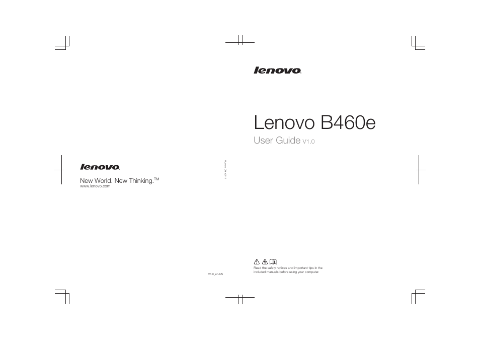 Lenovo B460e Notebook User Manual | 42 pages