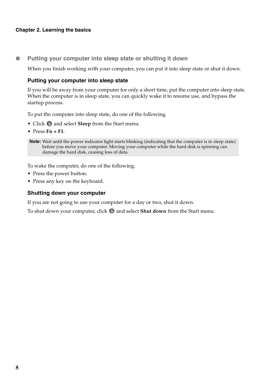 Lenovo B460e Notebook User Manual | Page 12 / 42