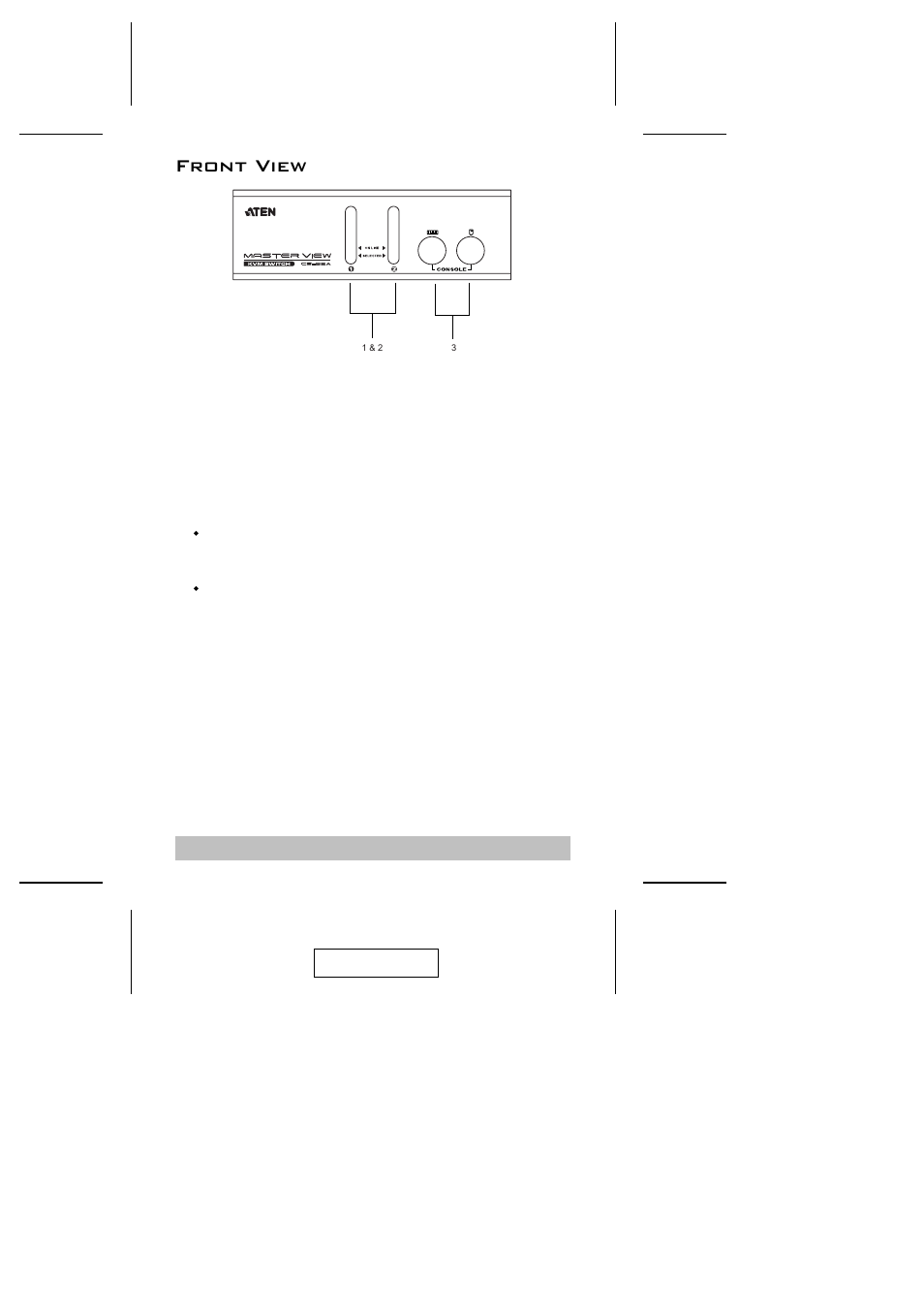 Front view | ATEN CS-82A User Manual | Page 6 / 16