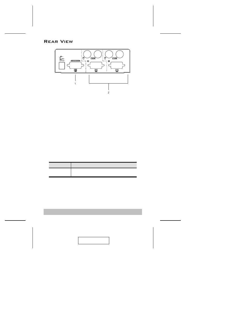 Rear view | ATEN CS-82A User Manual | Page 7 / 16