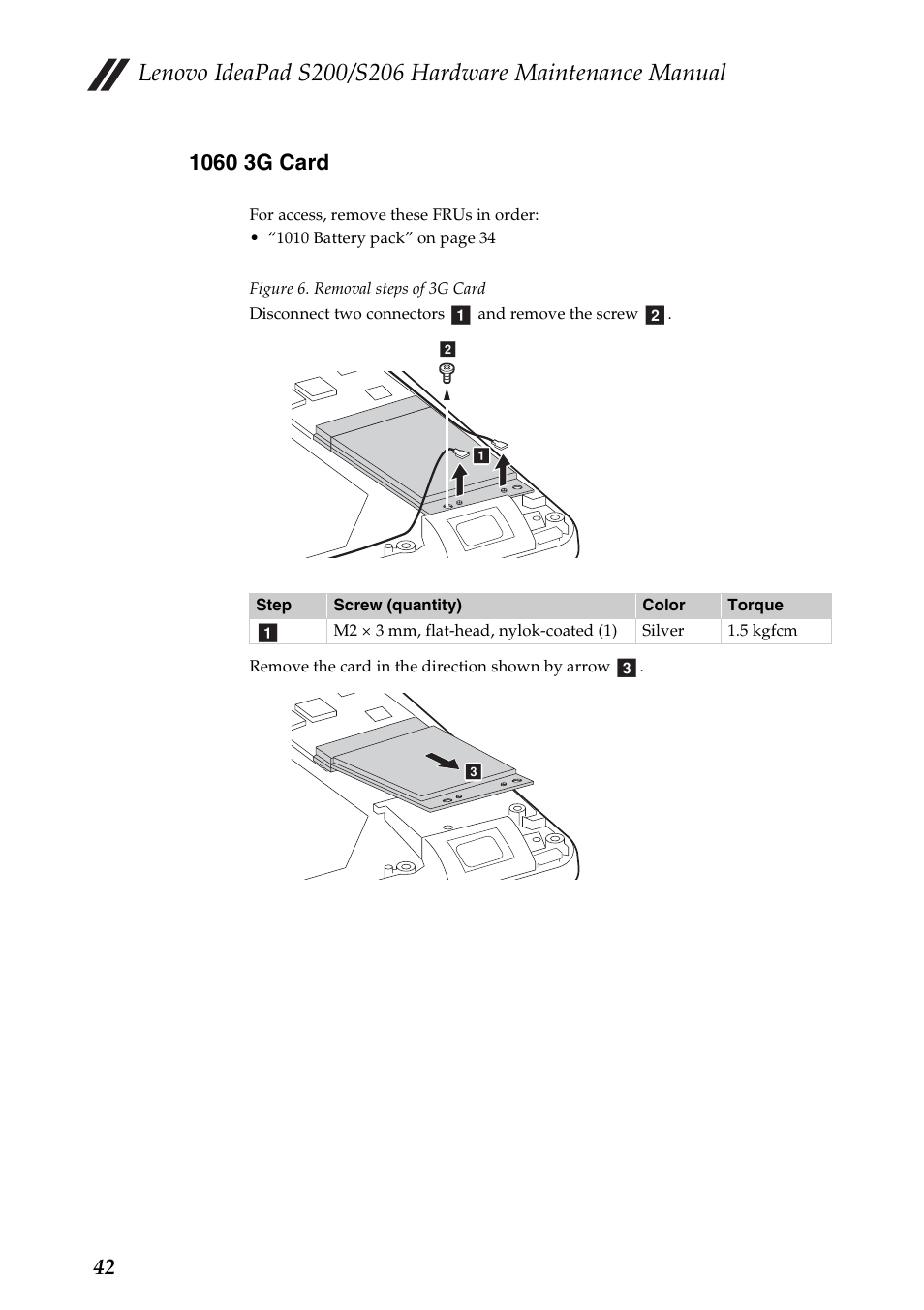 1060 3g card | Lenovo IdeaPad S206 User Manual | Page 46 / 83