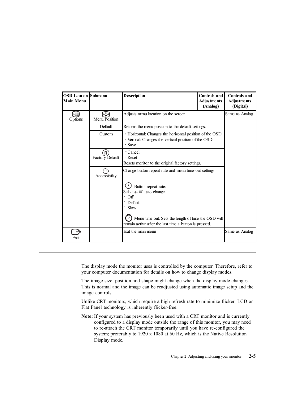 Selecting a supported display mode | Lenovo LS2223 Wide User Manual | Page 15 / 35