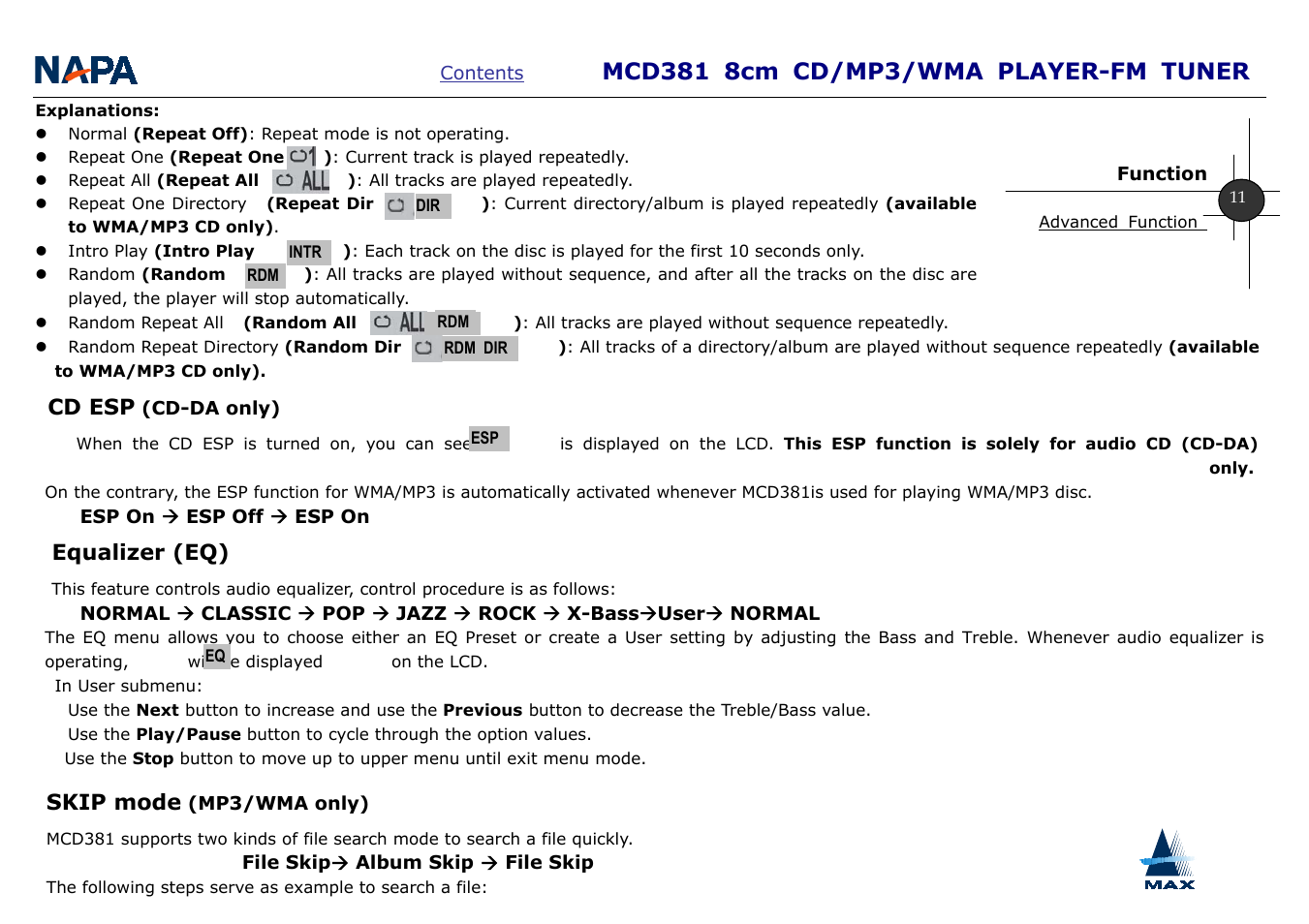 A-MAX Technology MCD381 User Manual | Page 13 / 22