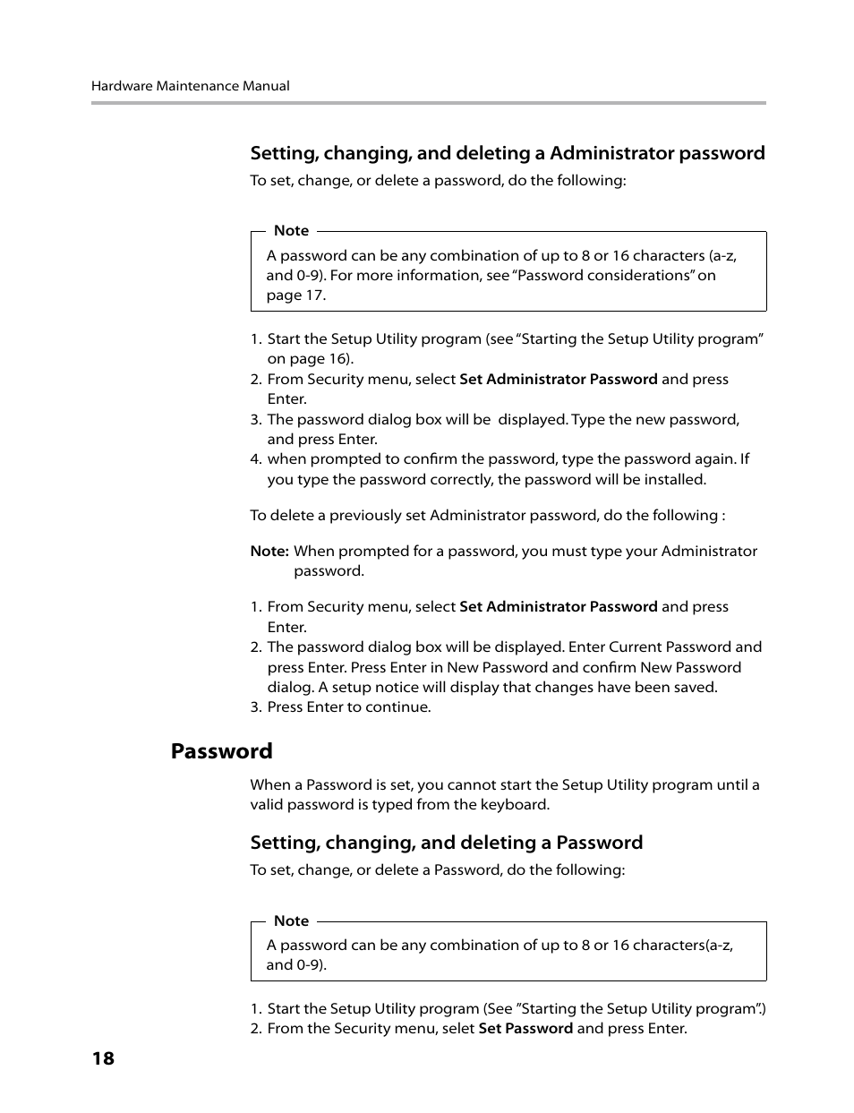 Password | Lenovo C315 All-In-One User Manual | Page 21 / 78