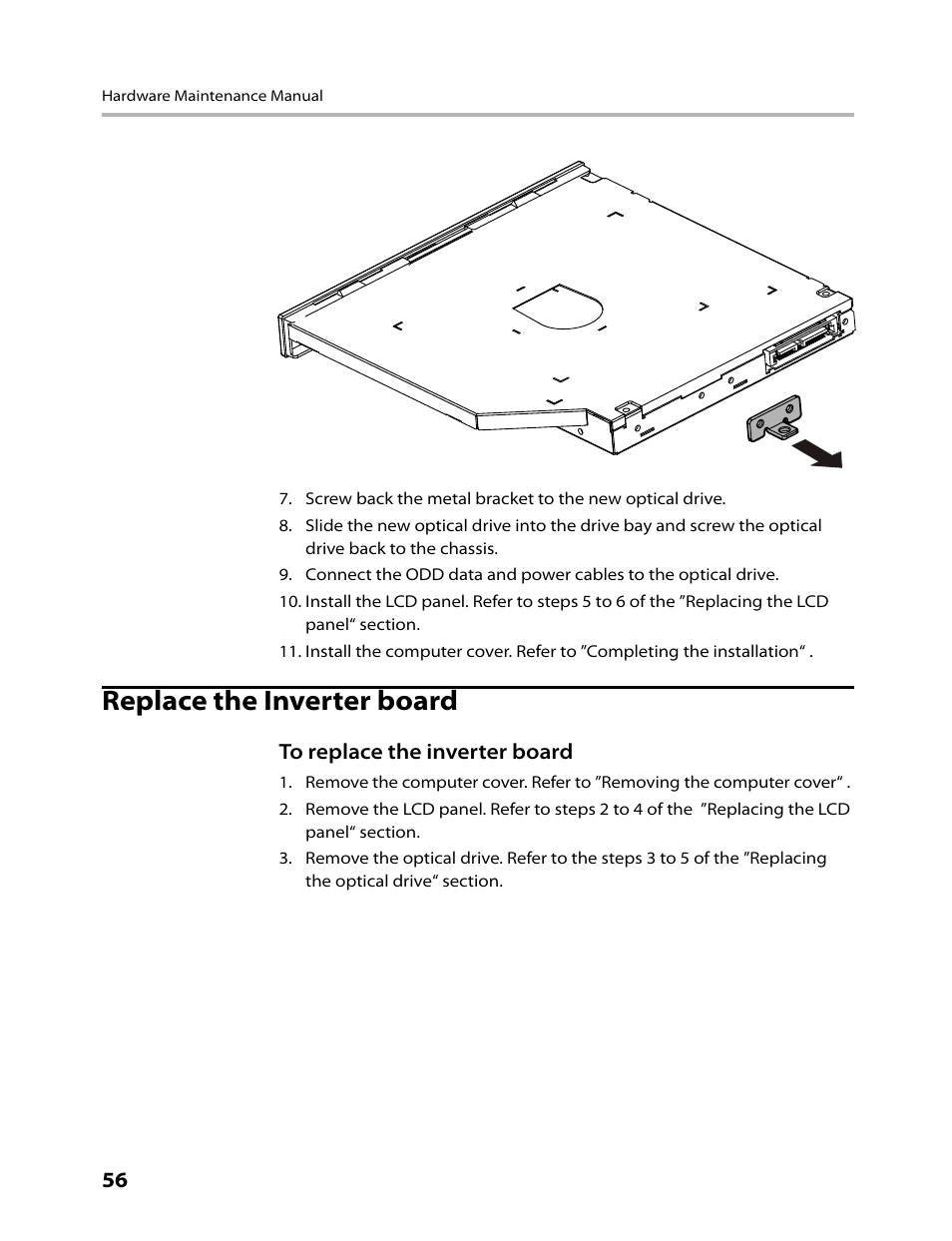 Replace the inverter board | Lenovo C315 All-In-One User Manual | Page 59 / 78