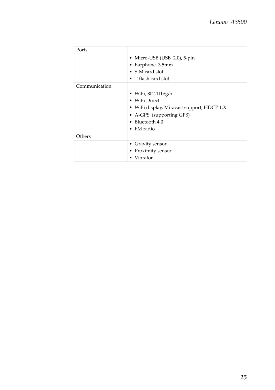 Lenovo a3500 | Lenovo A7-50 Tablet User Manual | Page 29 / 75