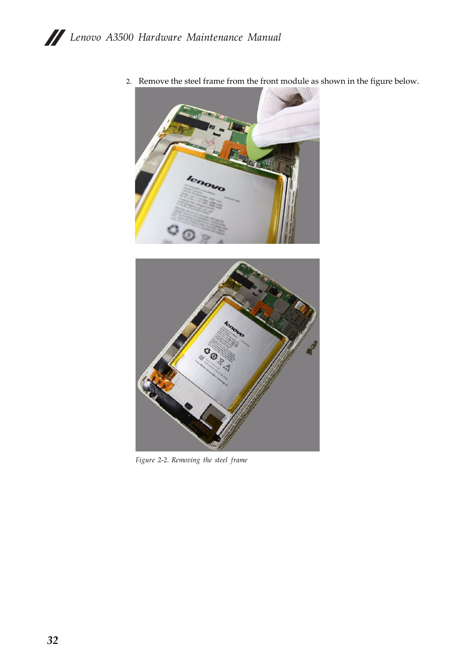 Lenovo a3500 hardware maintenance manual | Lenovo A7-50 Tablet User Manual | Page 36 / 75