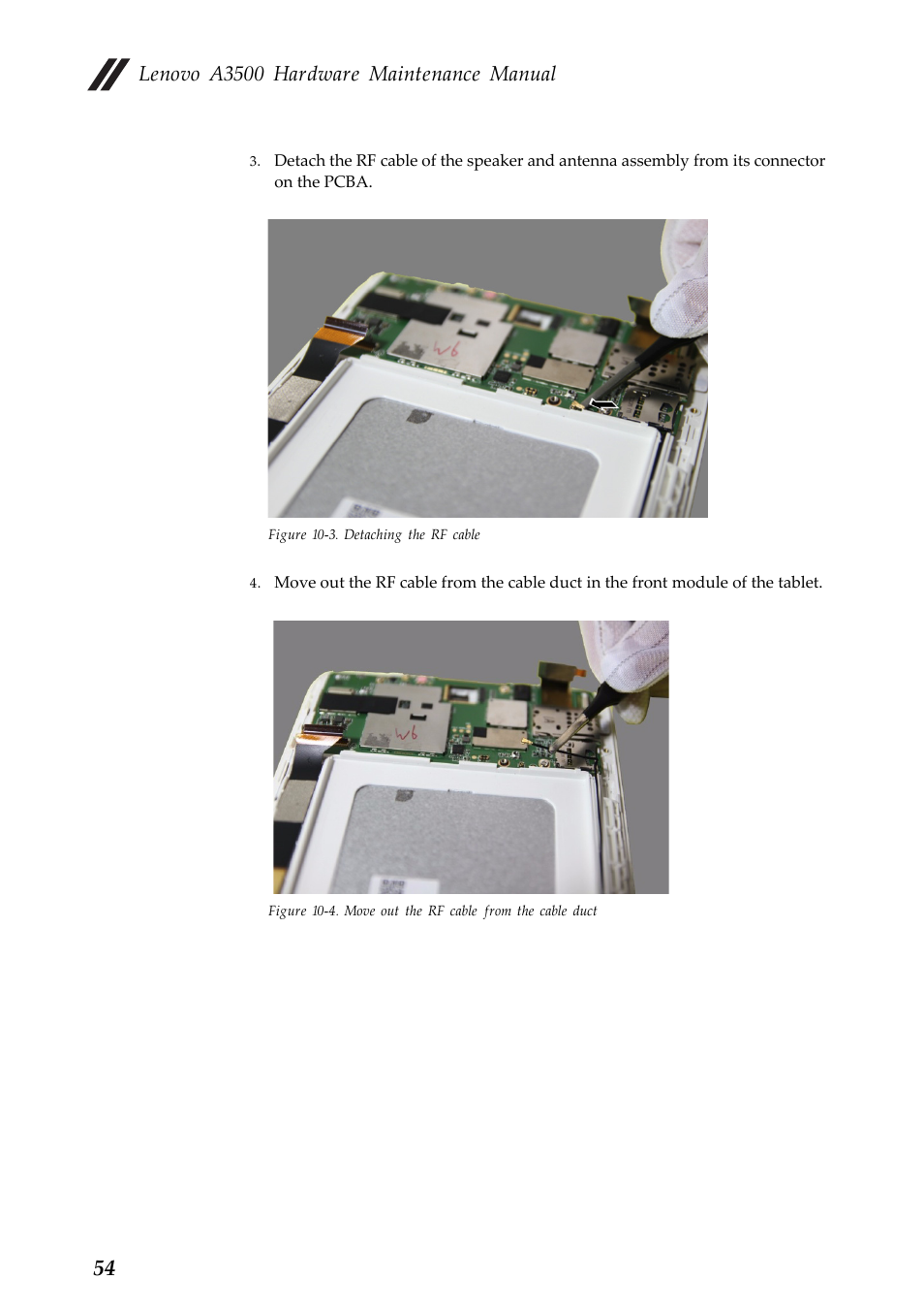 Lenovo a3500 hardware maintenance manual | Lenovo A7-50 Tablet User Manual | Page 58 / 75