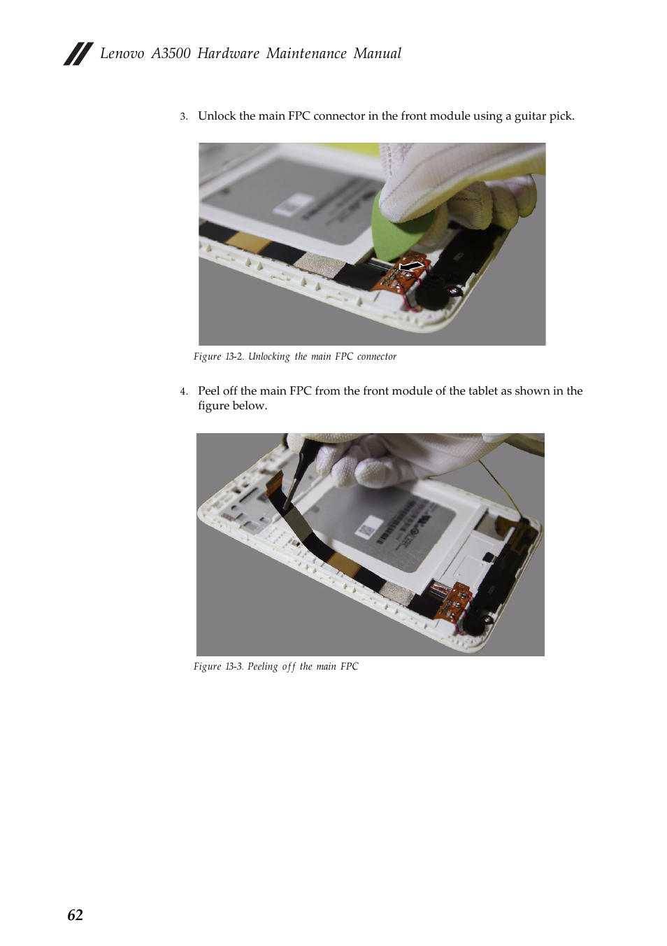 Lenovo a3500 hardware maintenance manual | Lenovo A7-50 Tablet User Manual | Page 66 / 75