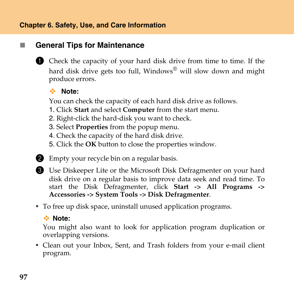 Lenovo IdeaPad Y430 User Manual | Page 106 / 150