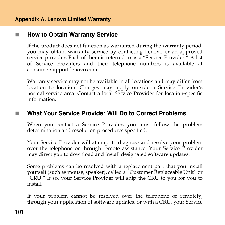 Lenovo IdeaPad Y430 User Manual | Page 110 / 150