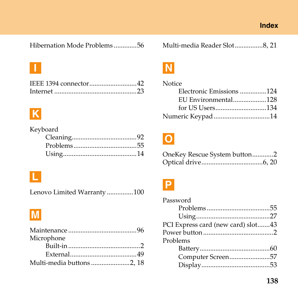 Lenovo IdeaPad Y430 User Manual | Page 147 / 150