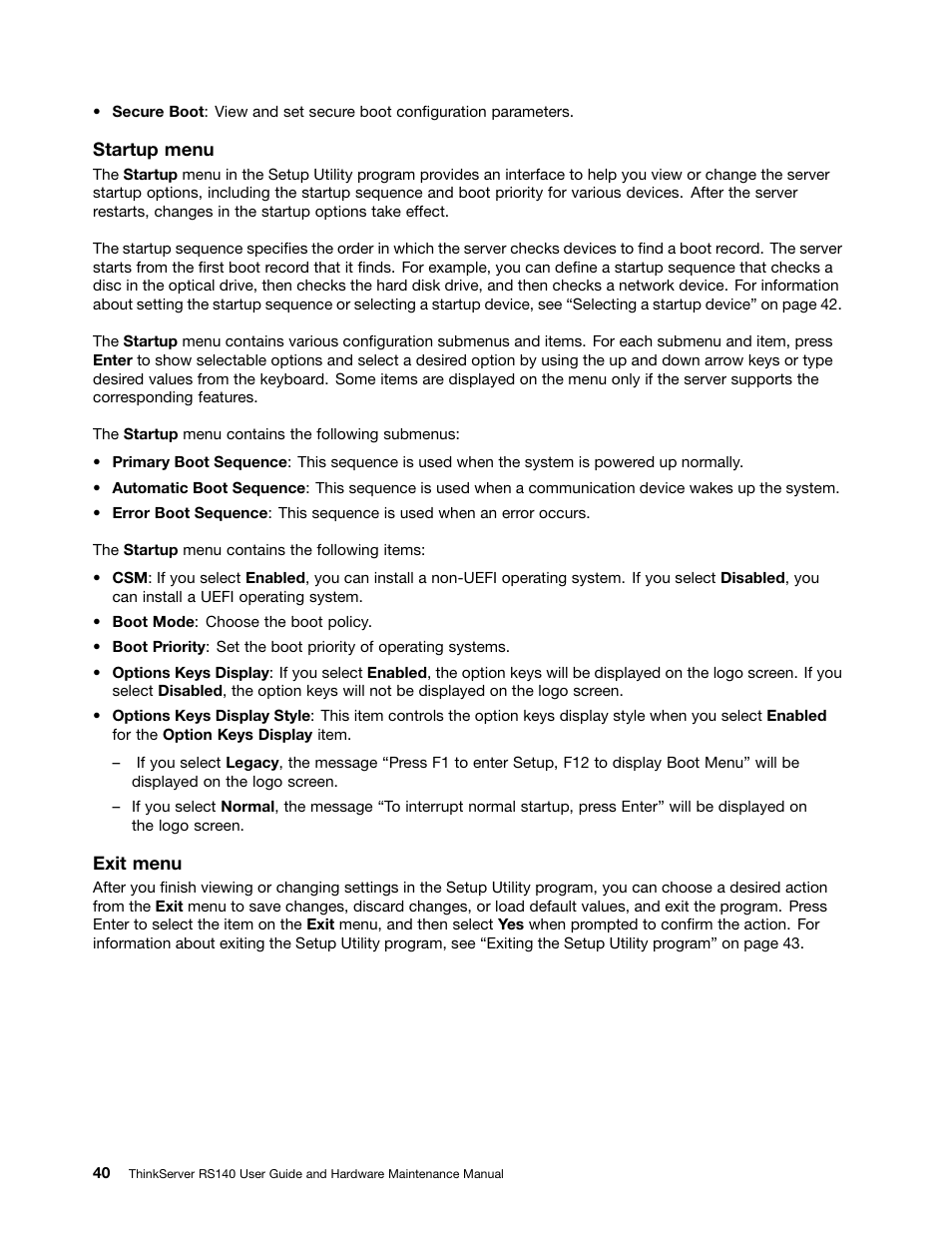 Lenovo ThinkServer RS140 User Manual | Page 52 / 146