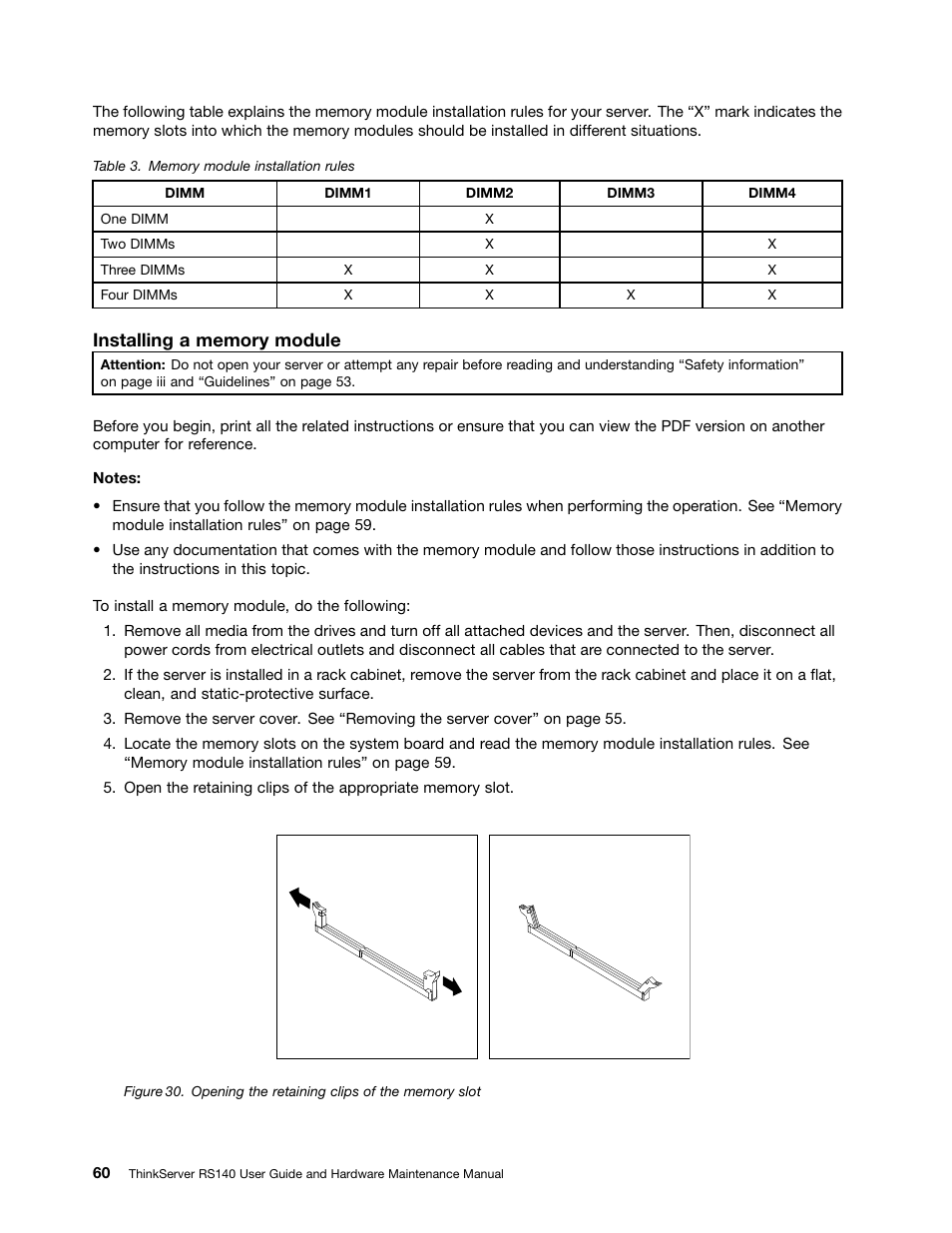 Lenovo ThinkServer RS140 User Manual | Page 72 / 146