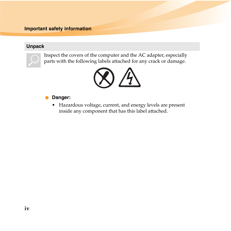 Lenovo IdeaPad U460 User Manual | Page 10 / 143
