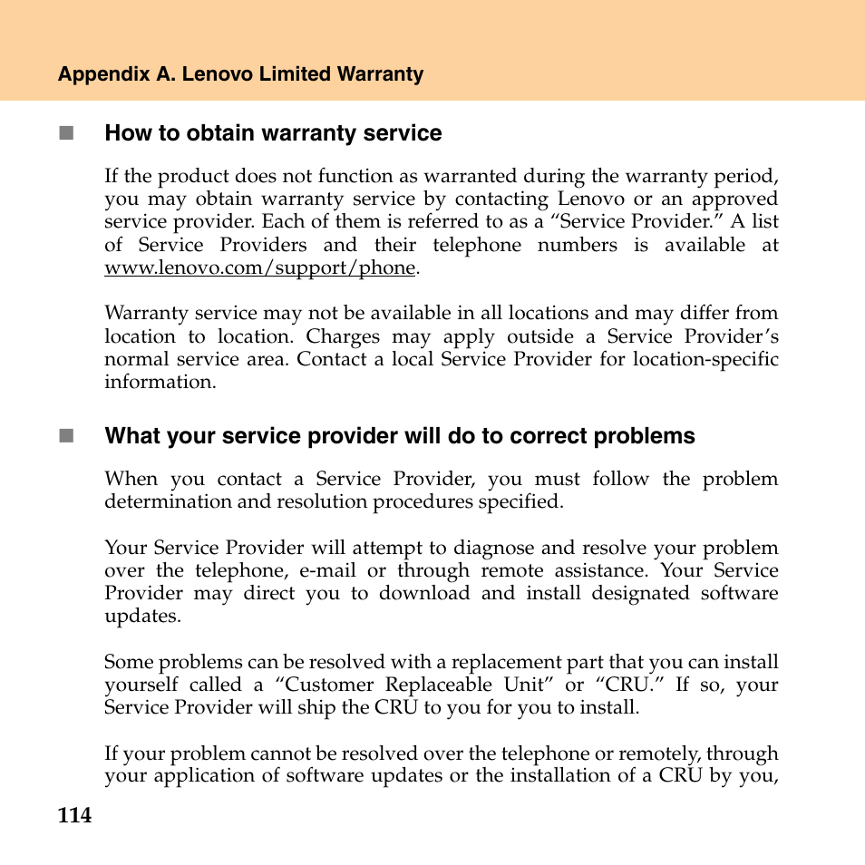 Lenovo G530 User Manual | Page 122 / 162