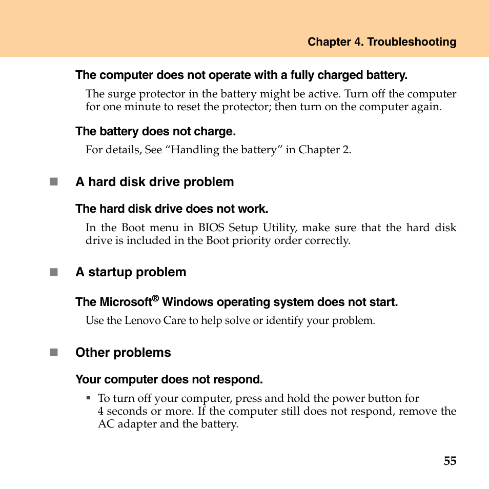 Lenovo G530 User Manual | Page 63 / 162