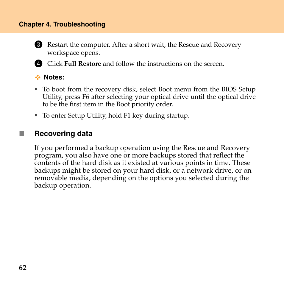 Lenovo G530 User Manual | Page 70 / 162