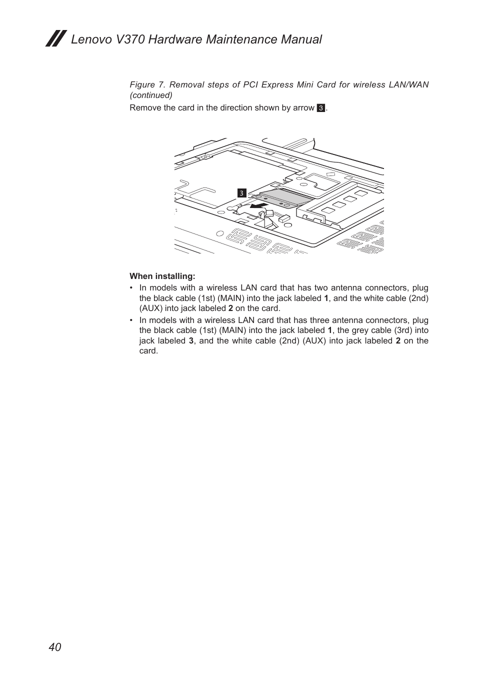 Lenovo v370 hardware maintenance manual | Lenovo V370 Notebook User Manual | Page 44 / 87