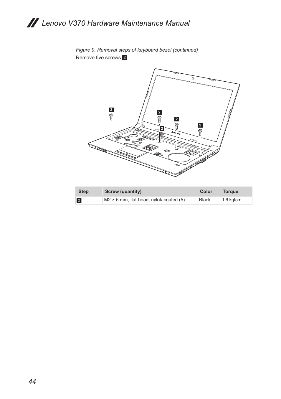 Lenovo v370 hardware maintenance manual | Lenovo V370 Notebook User Manual | Page 48 / 87