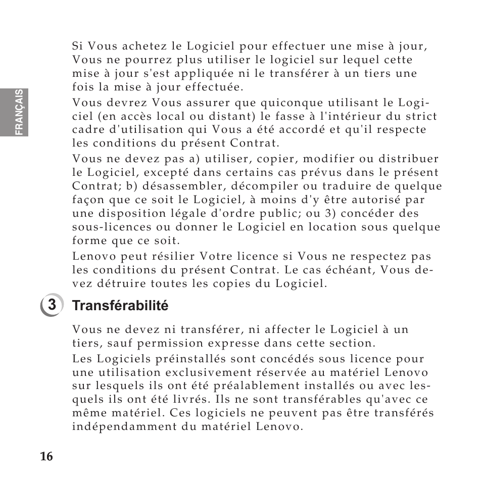 Transférabilité | Lenovo IdeaPad U110 User Manual | Page 20 / 60