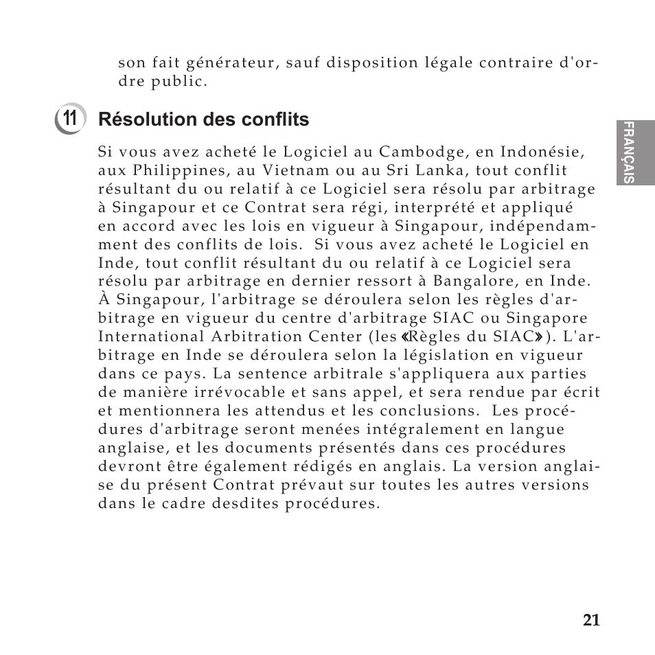 Résolution des conflits | Lenovo IdeaPad U110 User Manual | Page 25 / 60