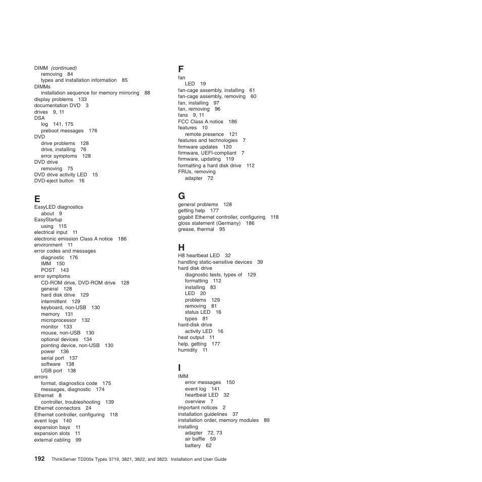 Lenovo ThinkServer TD200x User Manual | Page 208 / 214
