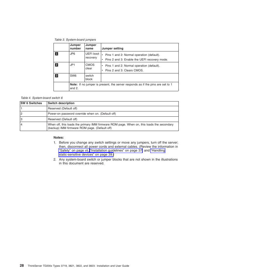 Lenovo ThinkServer TD200x User Manual | Page 44 / 214