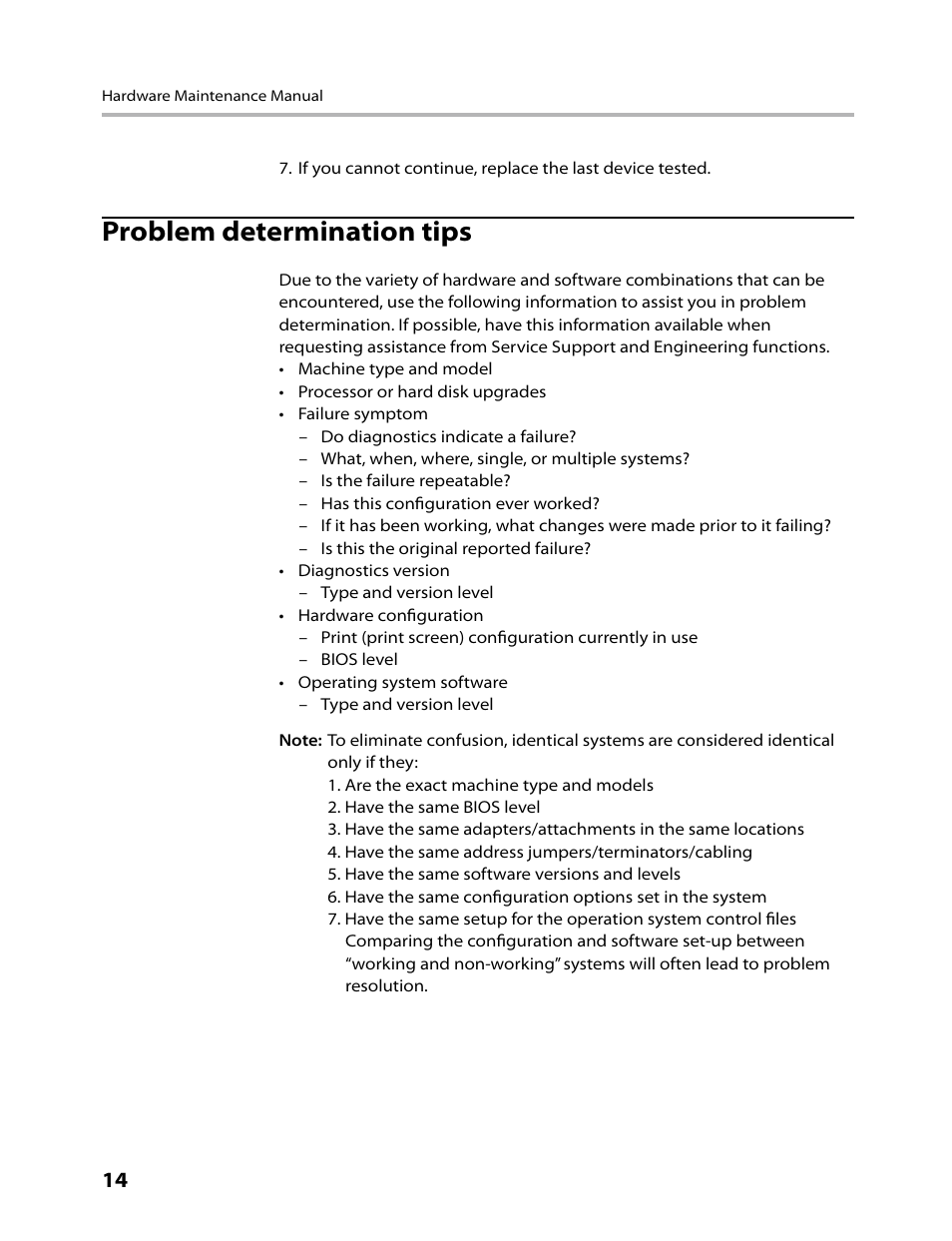 Problem determination tips | Lenovo IdeaCentre B305 User Manual | Page 16 / 64